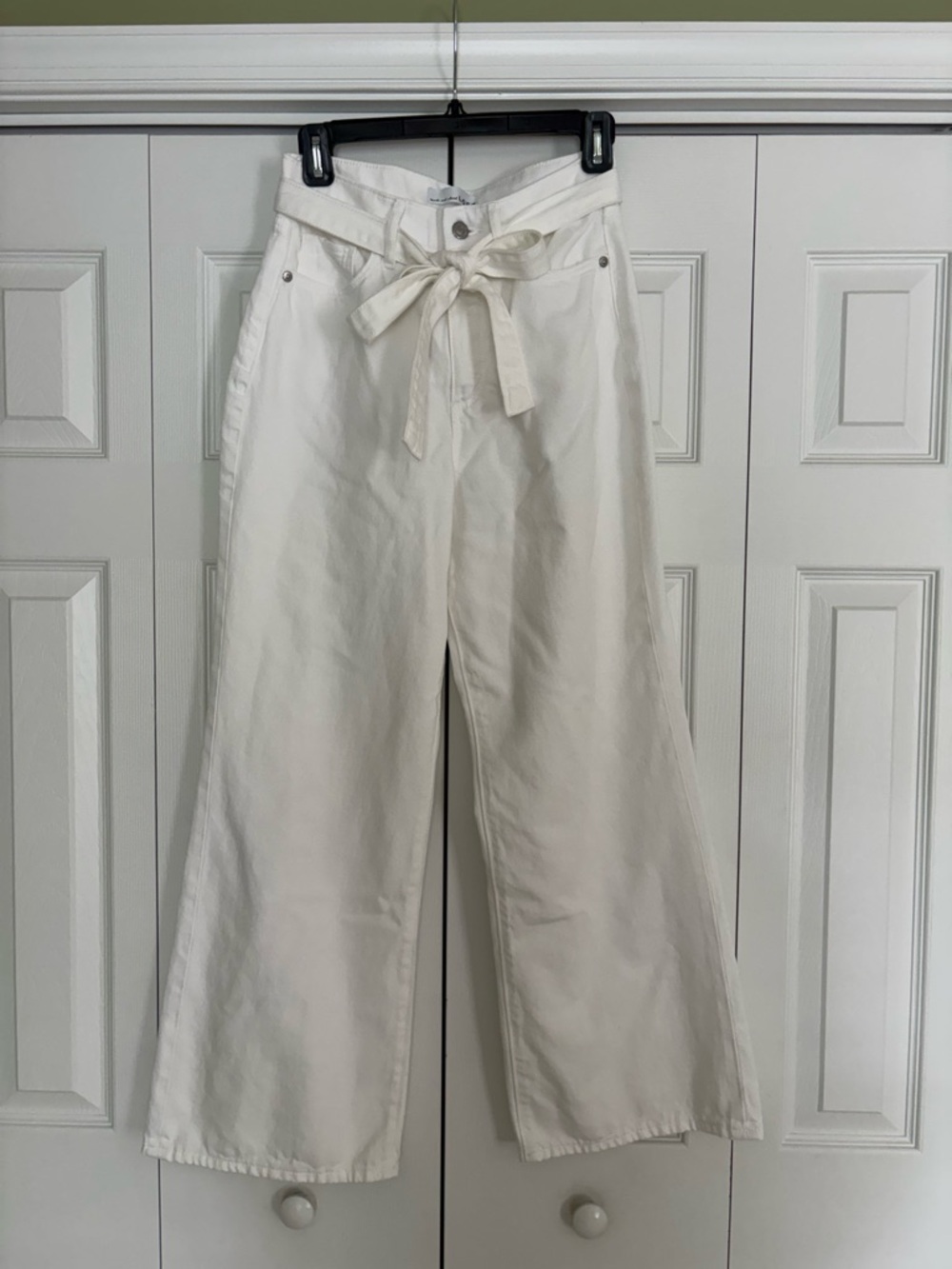 White Palazzo Denim from Loft